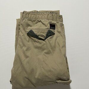 Plugg Cargo Pants Vintage Y2K Utility Hiking Outdoor Khaki Men's size 34x34